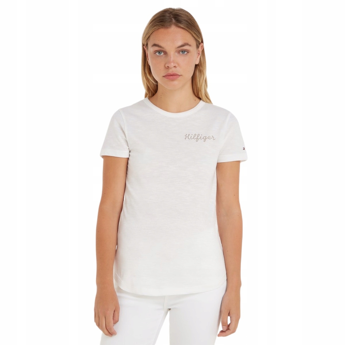 Tommy Hilfiger Tričko Dámské Tričko Ecru vel. M