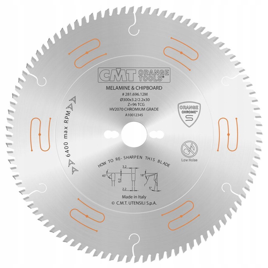 

Cmt Tarcza pilarska chromowana laminat 300x30mm