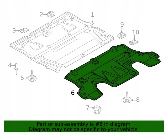 AUDI A8 D5 OSŁONA POD SKRZYNIĘ BIEGÓW 4N0825236 Numer katalogowy oryginału 4N0825236