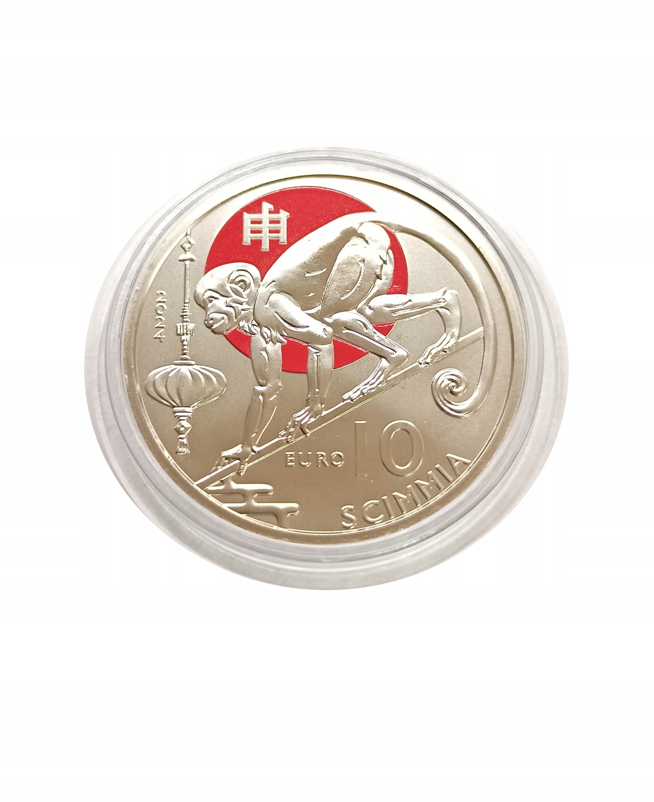 San Marino 10 euro 2024 Rok Małpy UNC