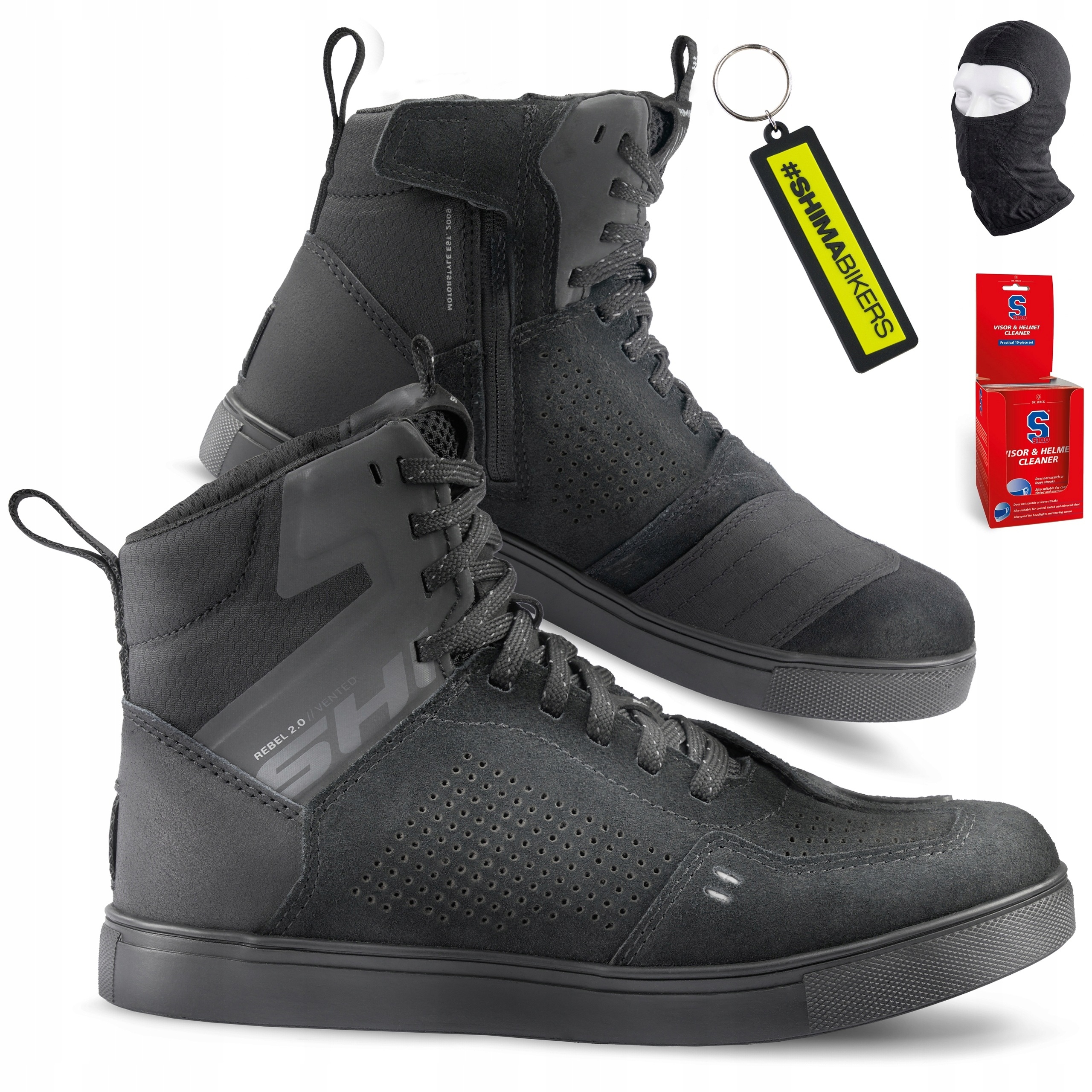 Motocyklové topánky Shima Rebel 2.0 Wp, nepremokavé, pánske, NextDry Darčeky