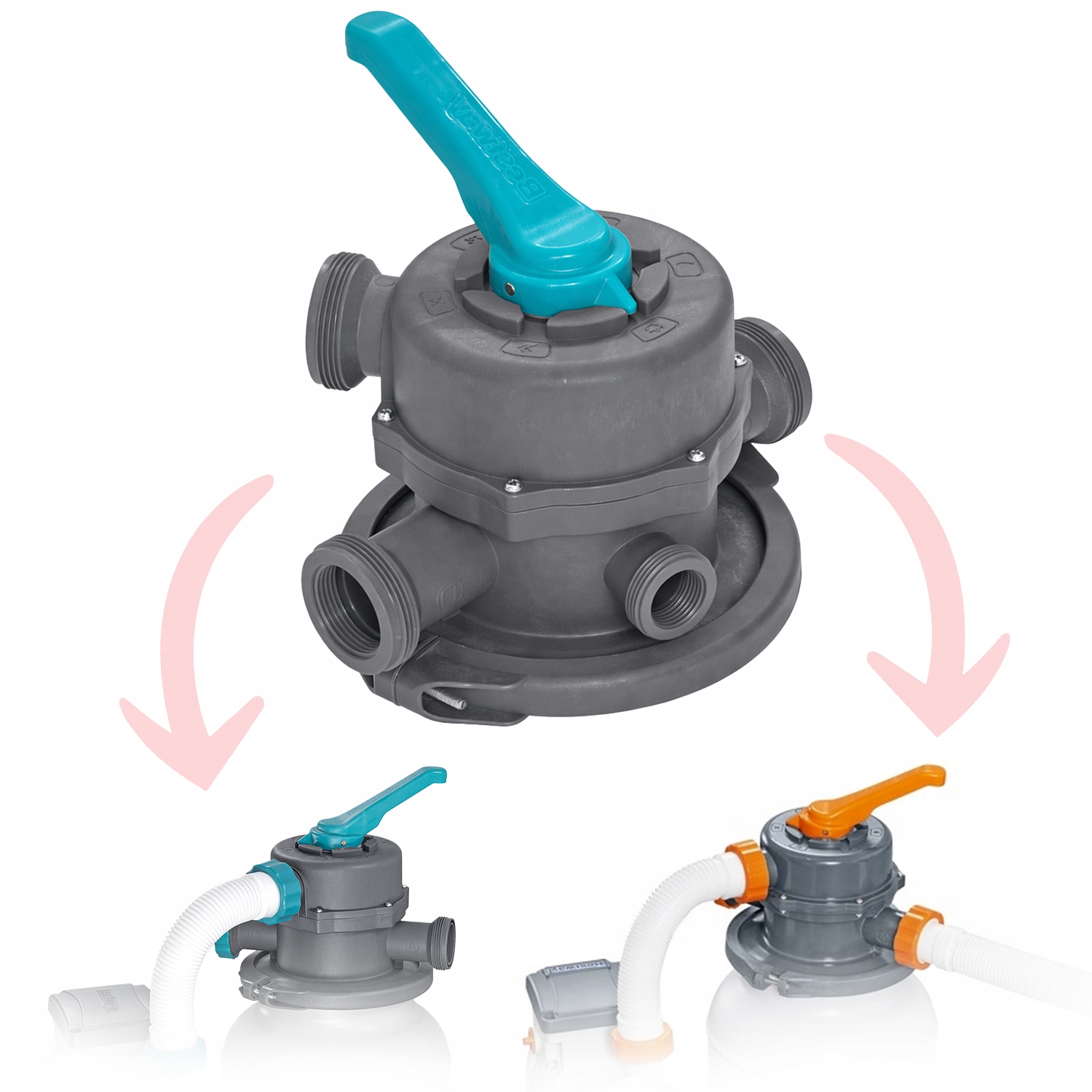 Vícecestný regulační ventil pro pískovou pumpu Flowclear 58497