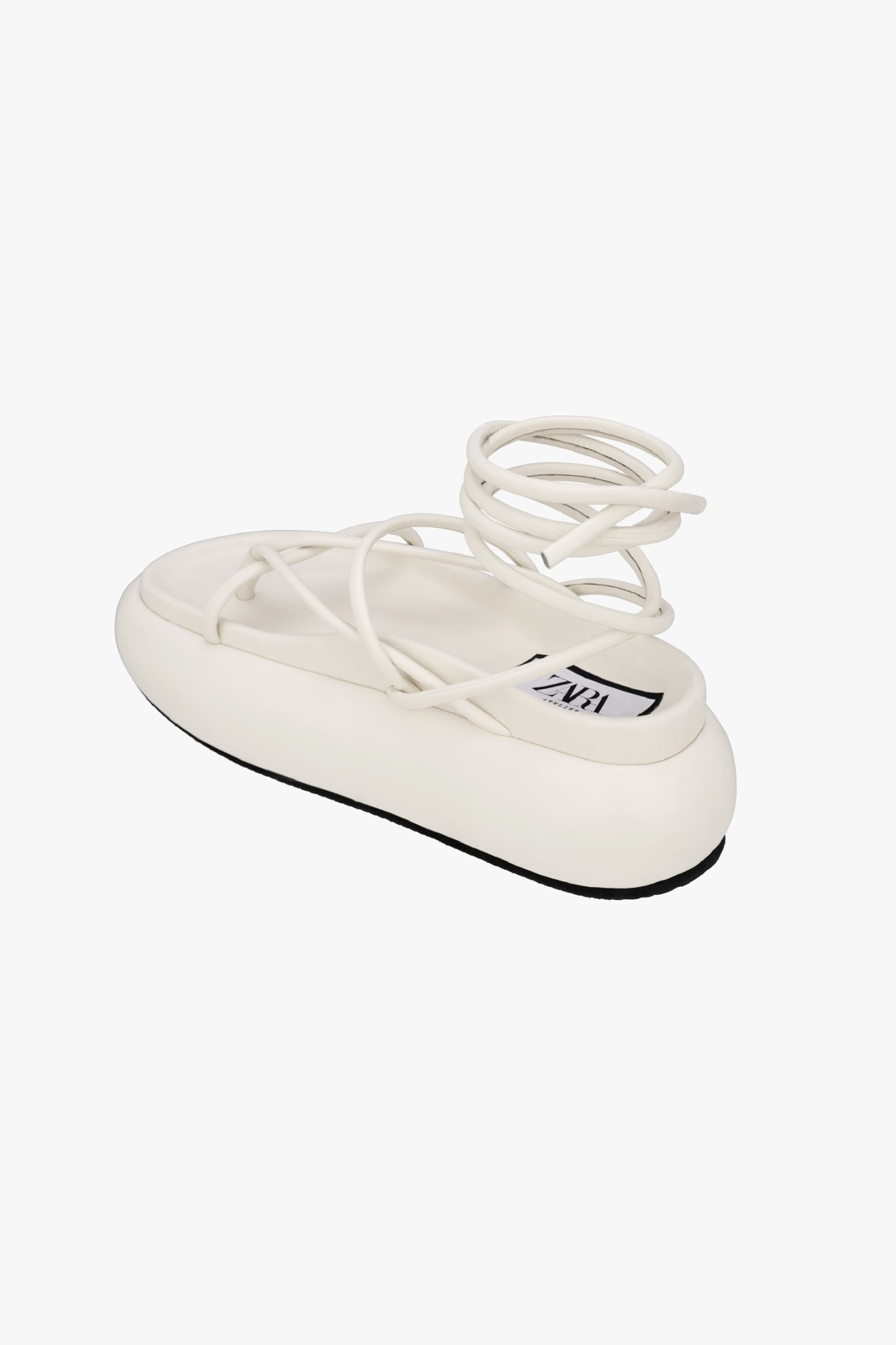 Zara Atelier Sandały 39 Skóra Premium Białe