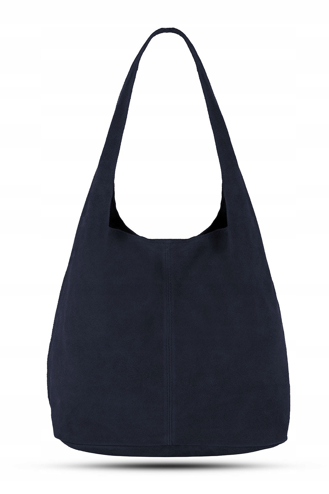 Kožená taška Vera Pelle Rossina Semišová, tmavě modrá