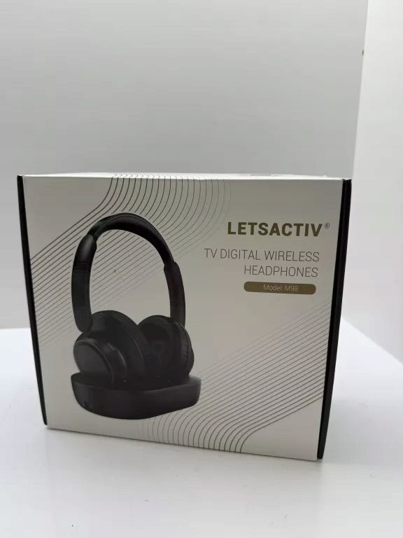 Letsactiv Bezprzewodowe Słuchawki Do Telewizora Z Nadajnikiem