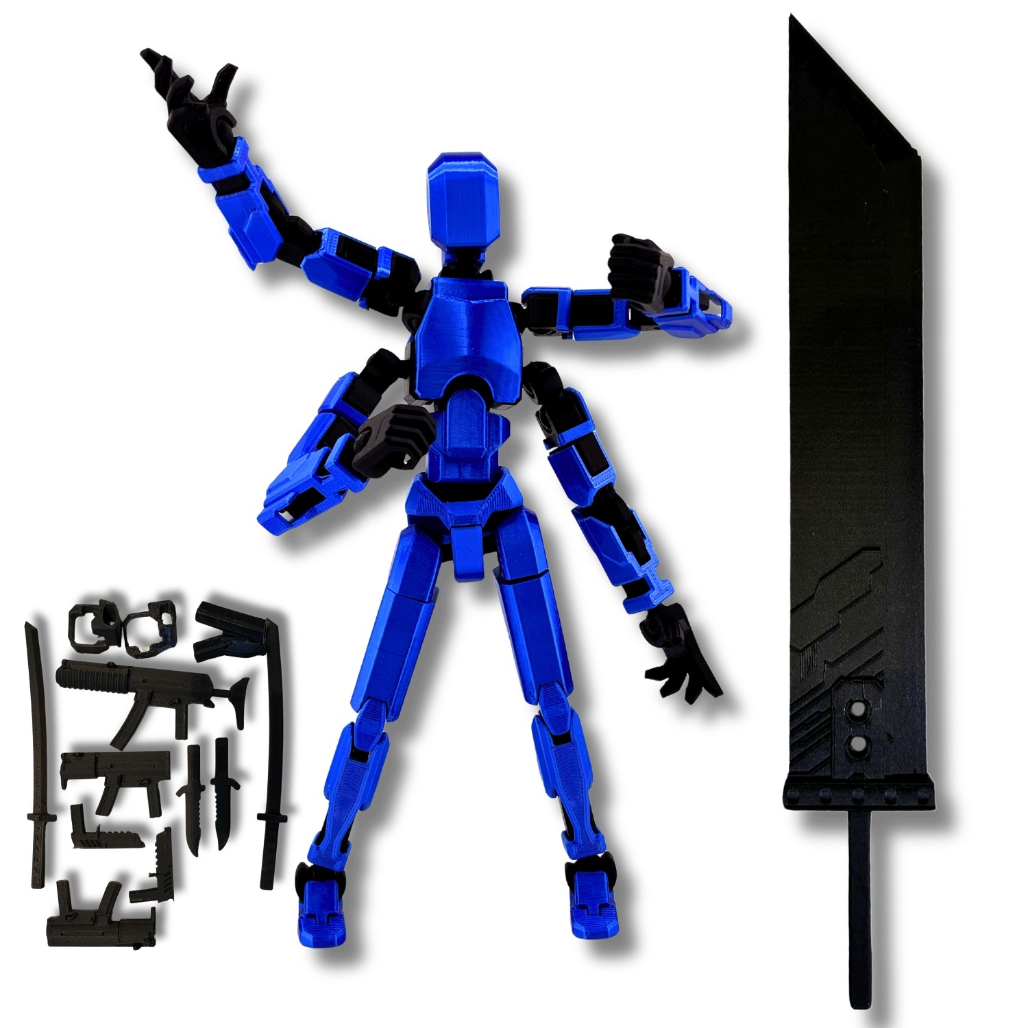 Figurka akcji Mali Bohaterowie Dummy 13 Czteroręki Niebieski Maxi 20 cm