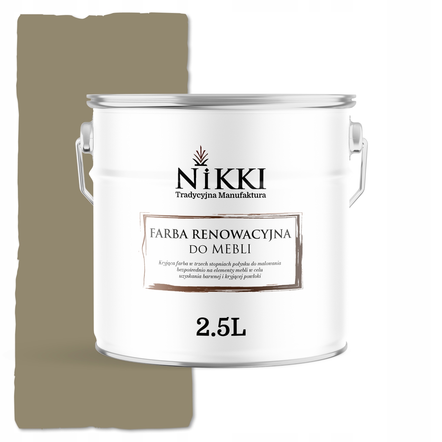 Farba Na Kuchynský Nábytok Na Prednej Strane Skriniek Sivá Žltá RAL7034 Lesk 2,5 L