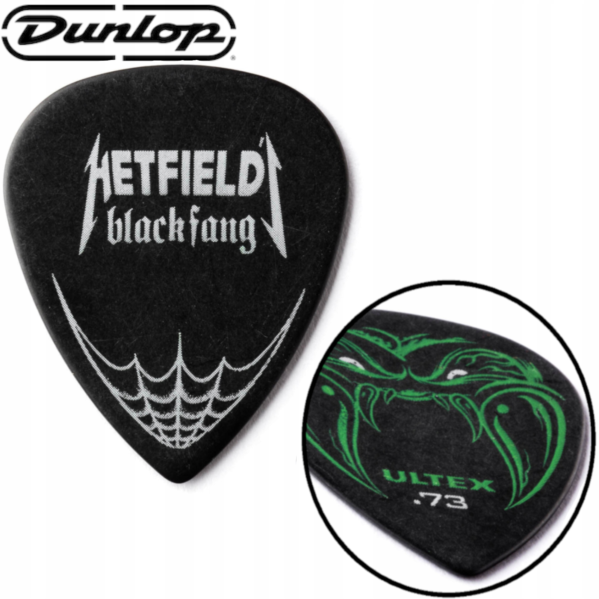Hetfield's Black Fang Pick .73MM Kostka gitarowa Dunlop
