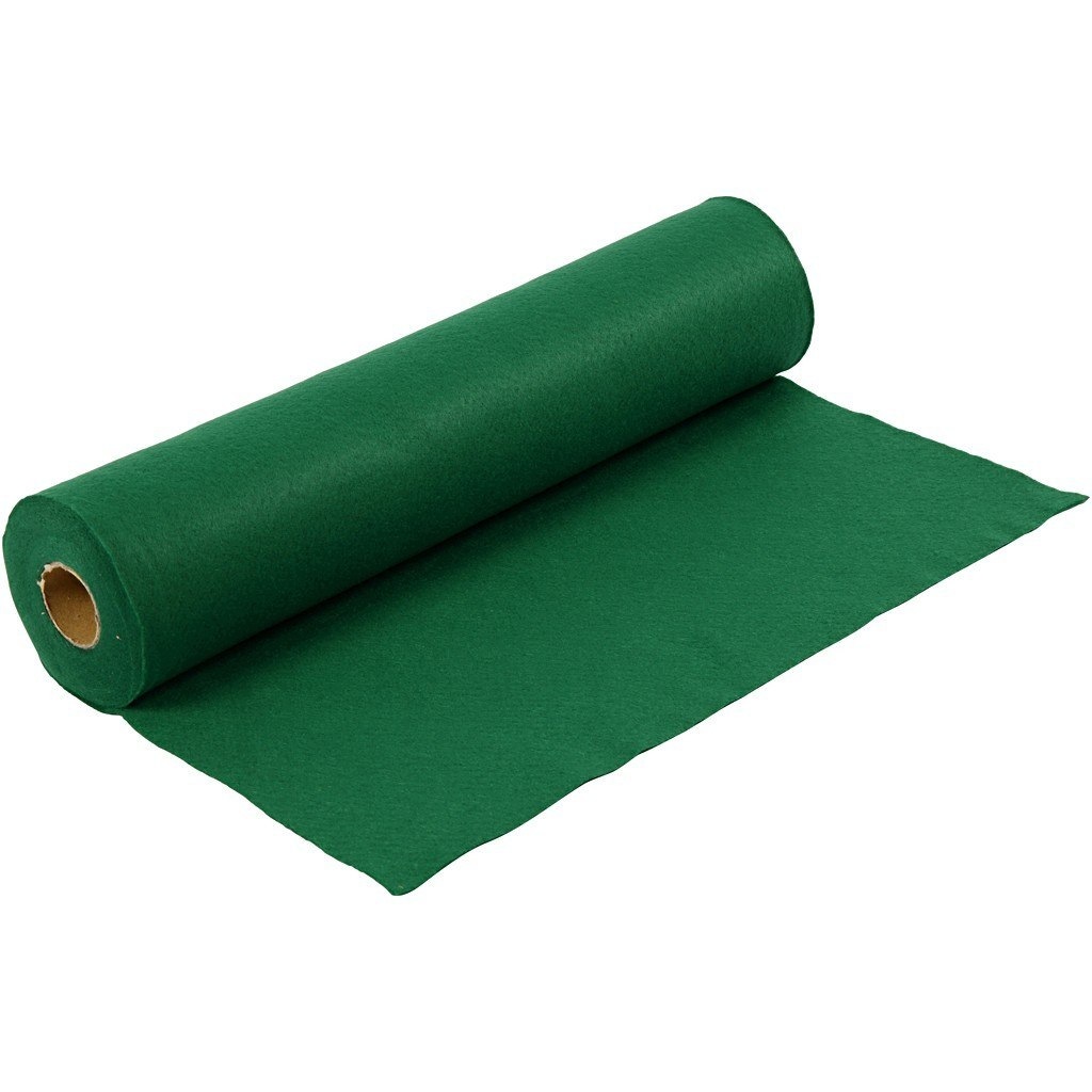 Plst Akrylový Zelený 45 CM X 5 M Pro Šití Plyšáků A Ručních Prací