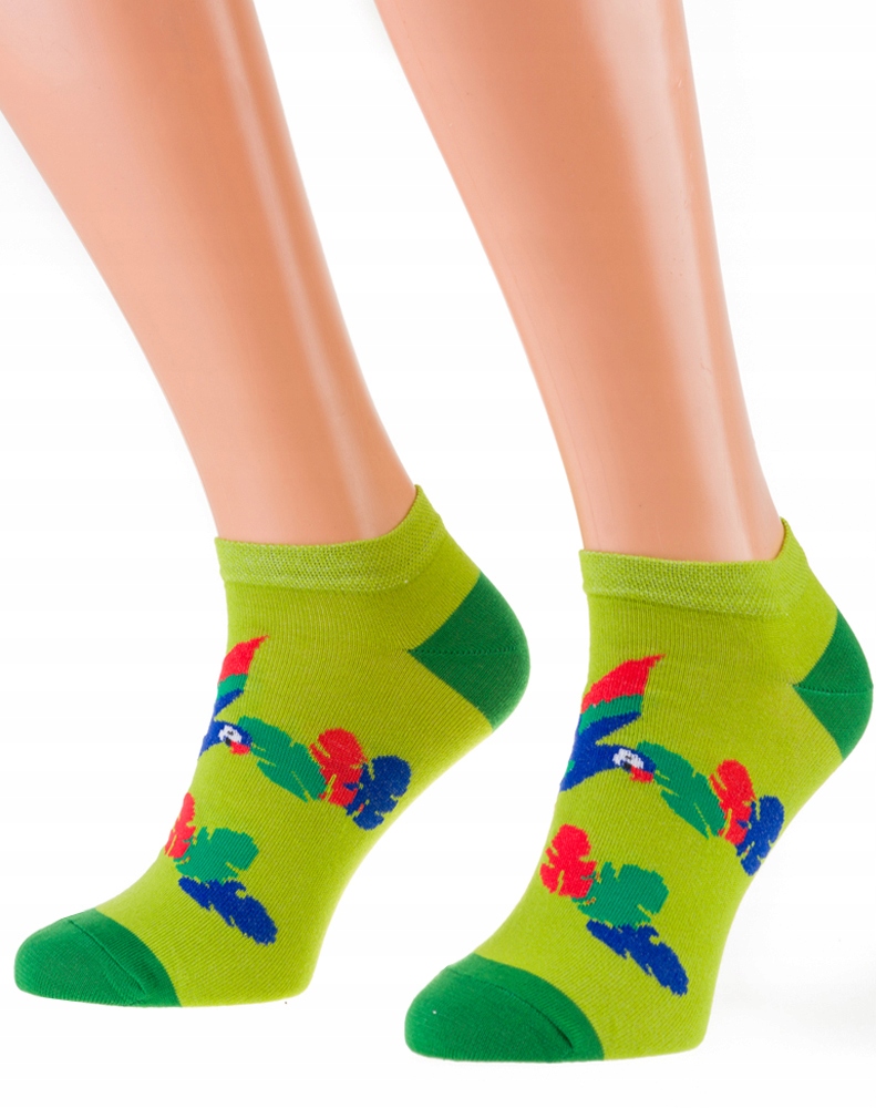 

Stopki Kolorowe damskie wesołe 49 papugi 36-38