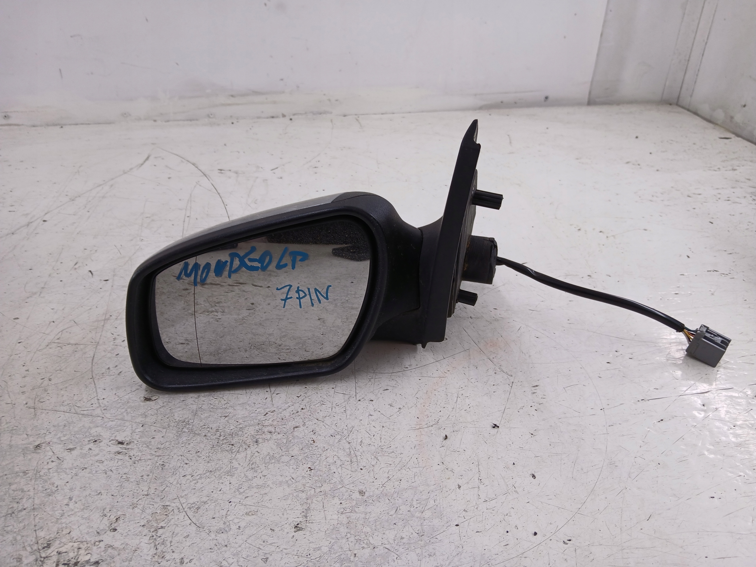 FORD MONDEO MK3 mirror left 7 PIN silver PODSWIETLANE
