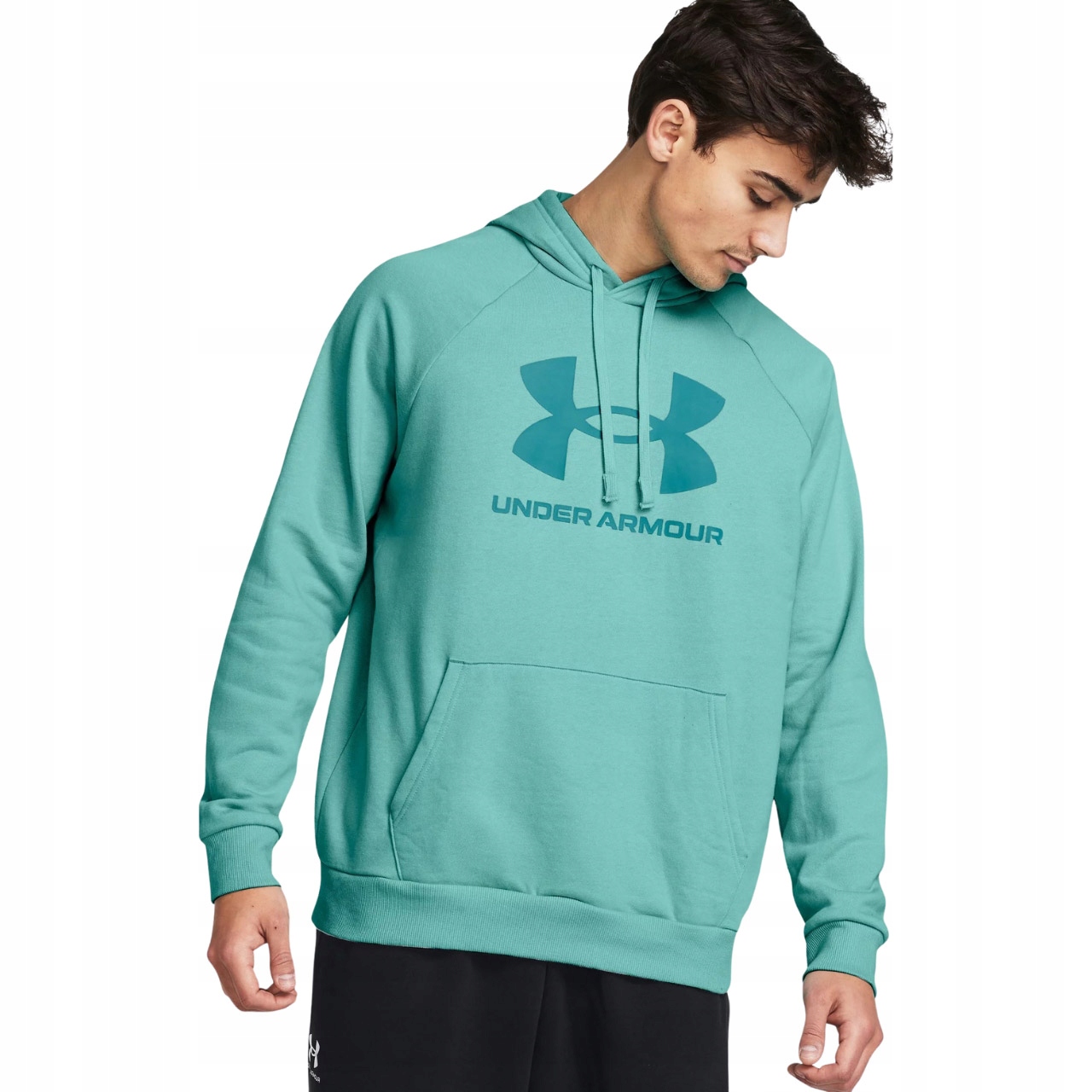 Pánská mikina Under Armour Rival Fleece Logo Hd mořská vel. M