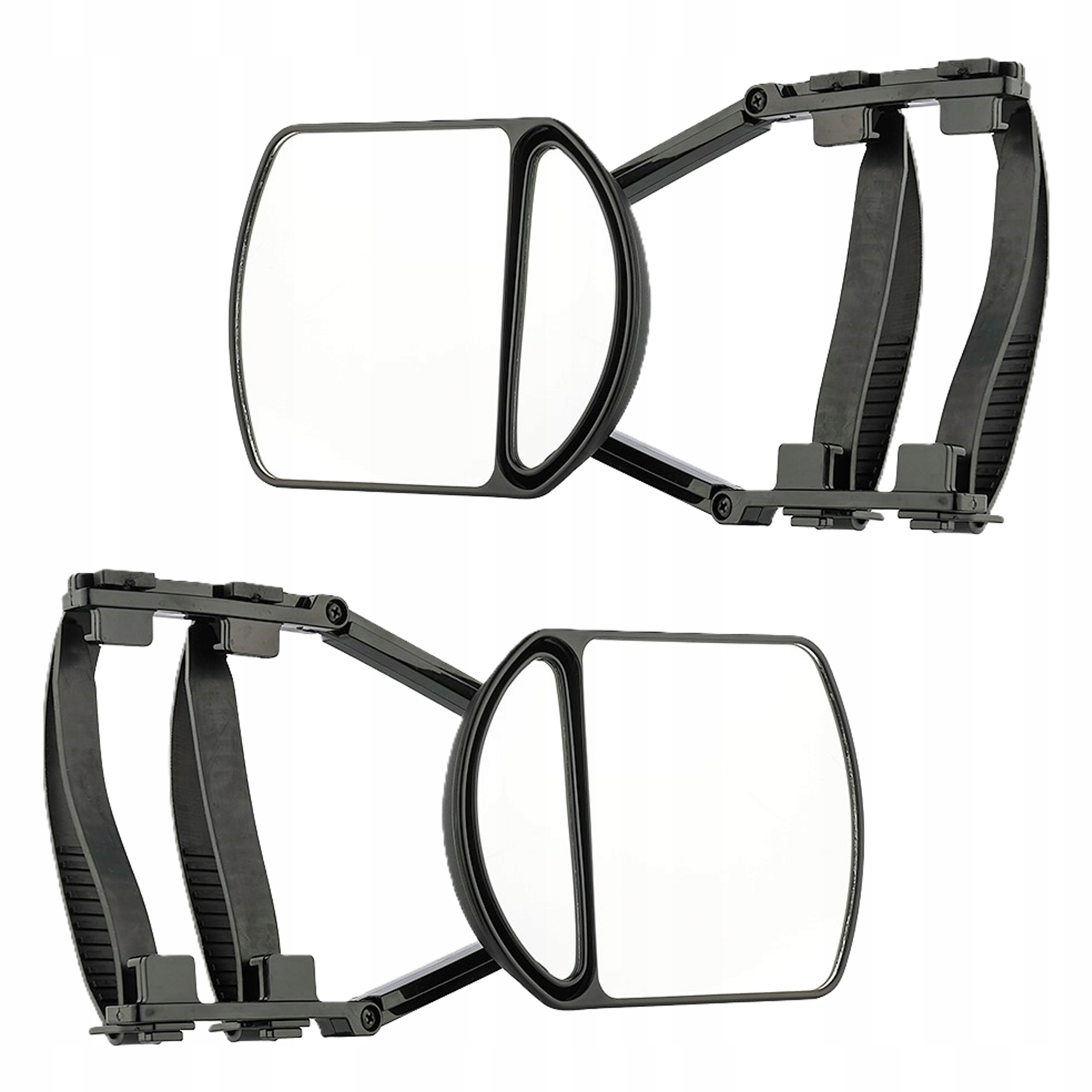 2x Dodatečné Nastavitelné Zrcátko Pro Tažení Karavanu