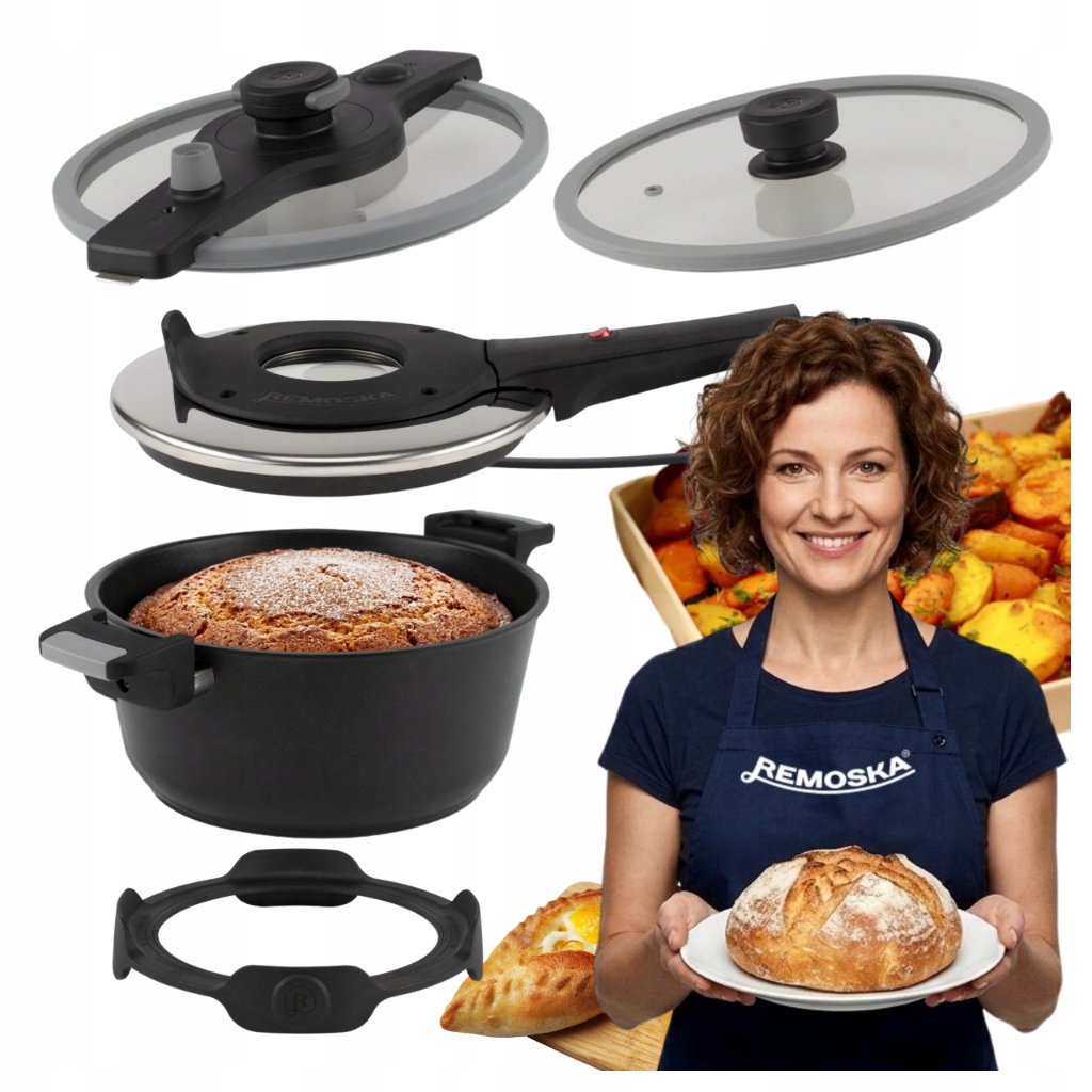 Prodiż Remoska T41/41 Tria Szary Multi urządzenie kuchenne 610W 3/4,5 L