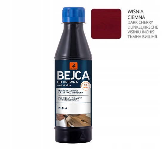 

Bejca Do Drewna Dragon 0,2 l Wiśnia Ciemna