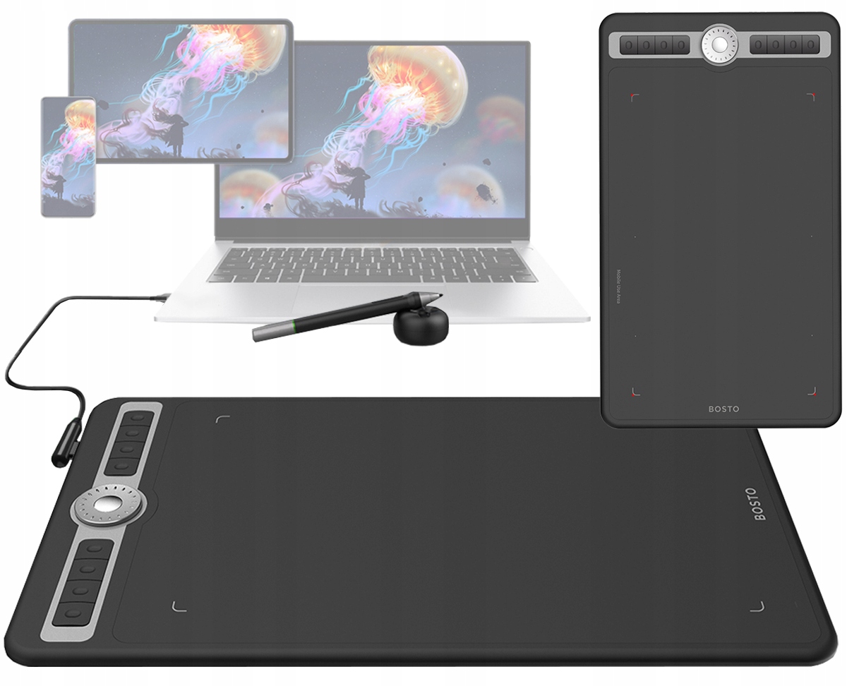 Tablet graficzny Bosto T1060 Pl Oprogramowanie do komputera