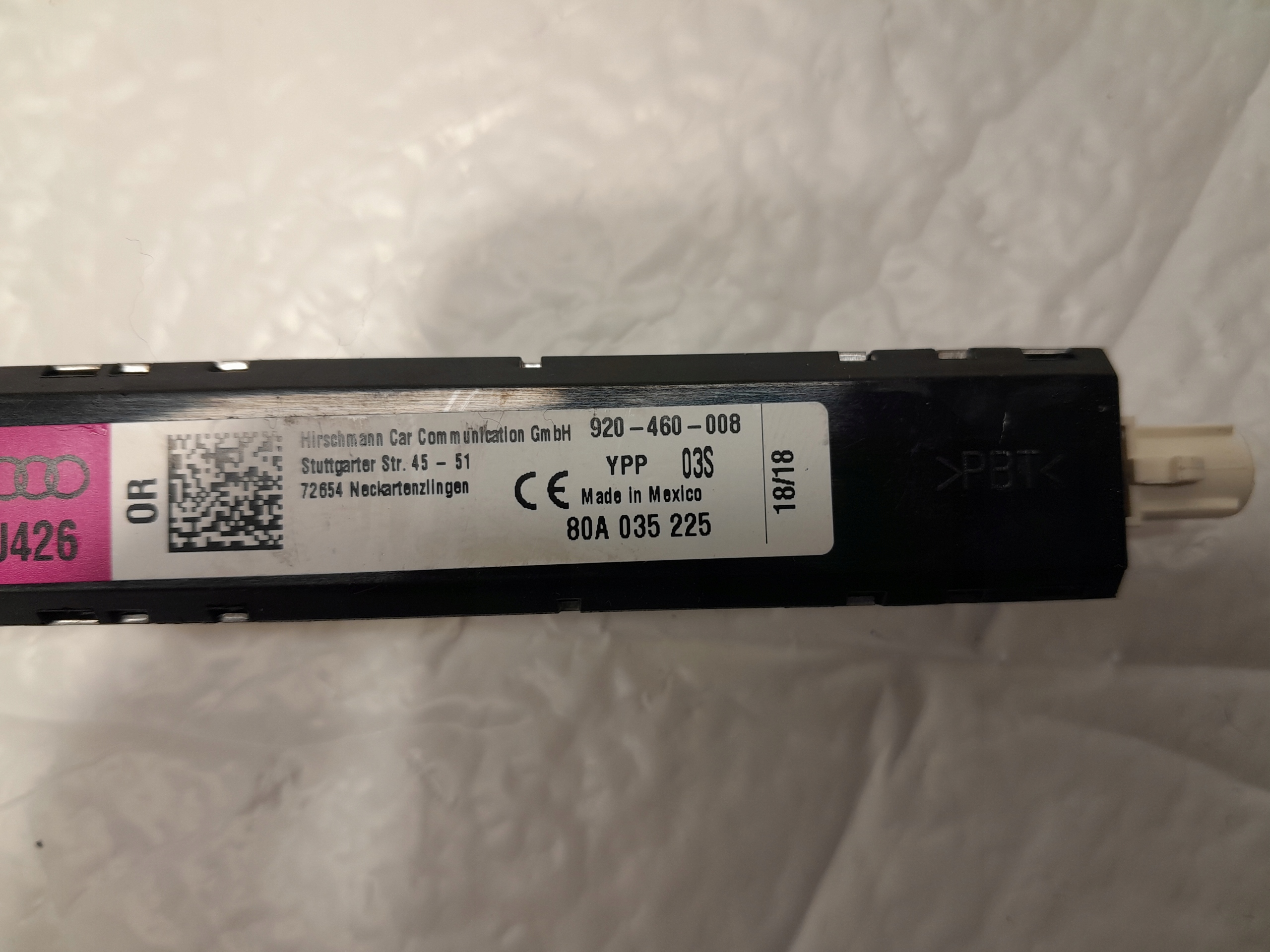 AUDI Q5 80A antenna amplifier 80A035225