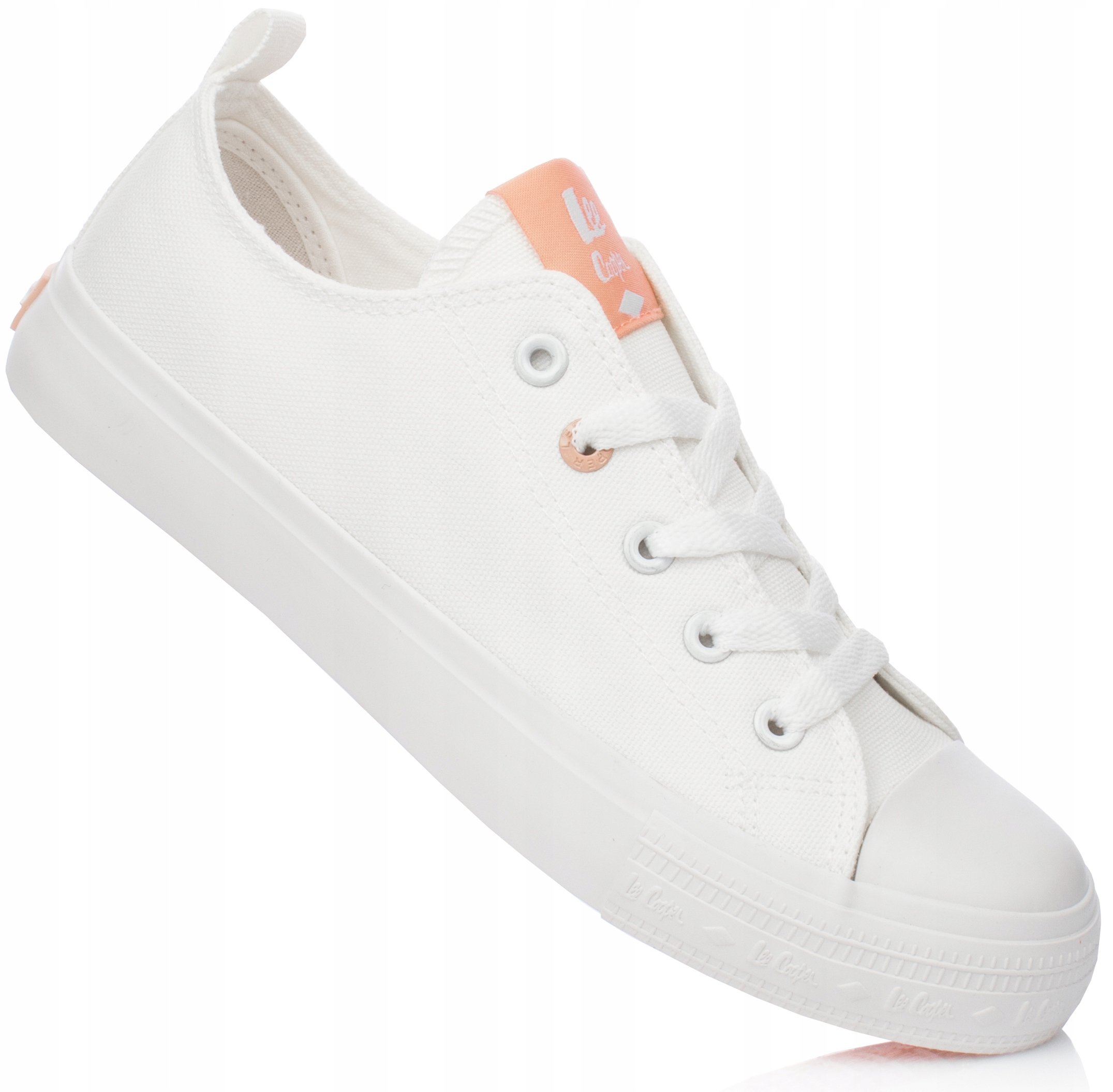 

Lee Cooper Damskie Trampki Niskie Białe r. 38