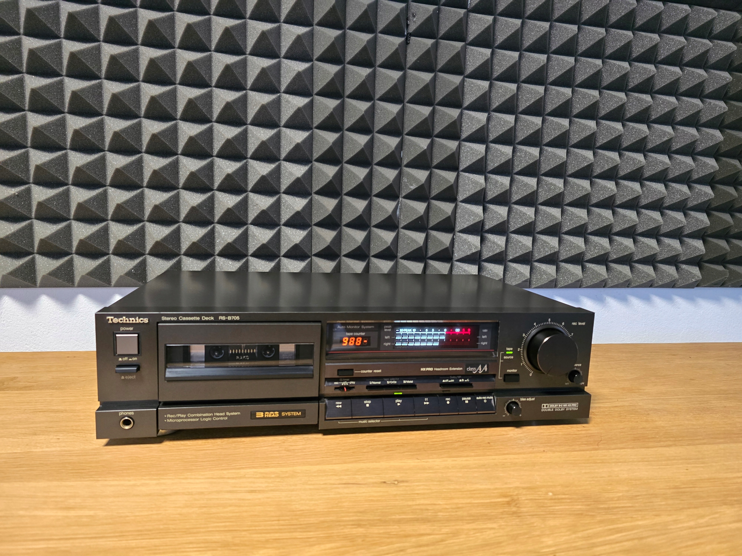 Technics RS-B705 カセットデッキ テクニクス カセットデッキ 3ヘッド RS-B705 Technics RS-B705