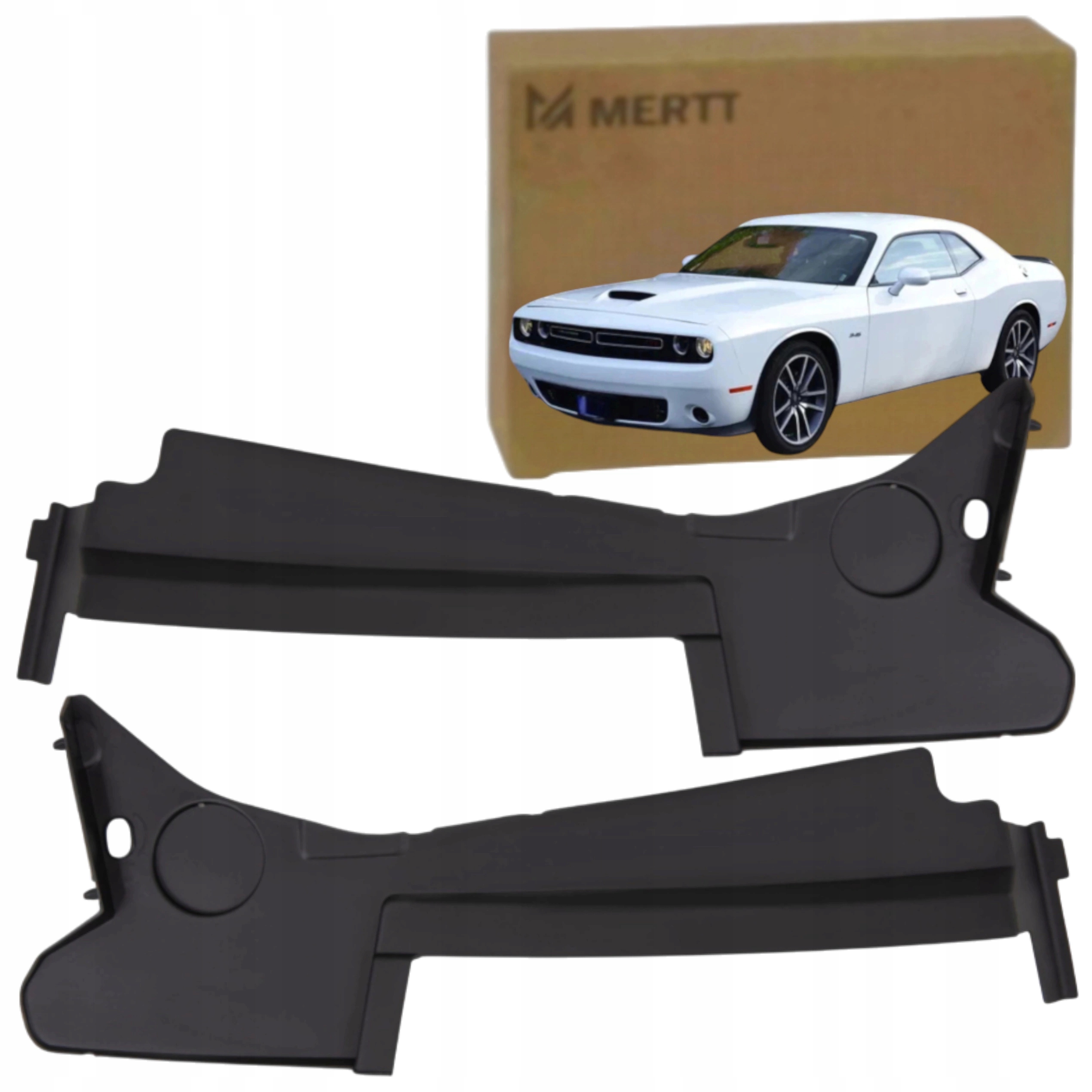 Dodge Challenger 2008 – Kryt Krytu Chladicího Pásu Levý, Pravý Komplet