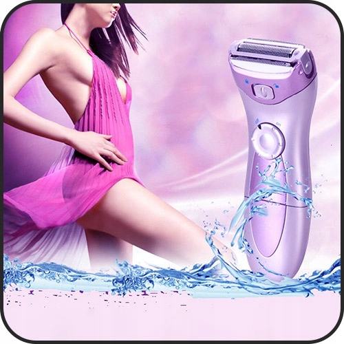 MASZYNKA DO GOLENIA MIEJSC INTYMNYCH DLA KOBIET GOLARKA DAMSKA DEPILATOR Kolor dominujący fioletowy