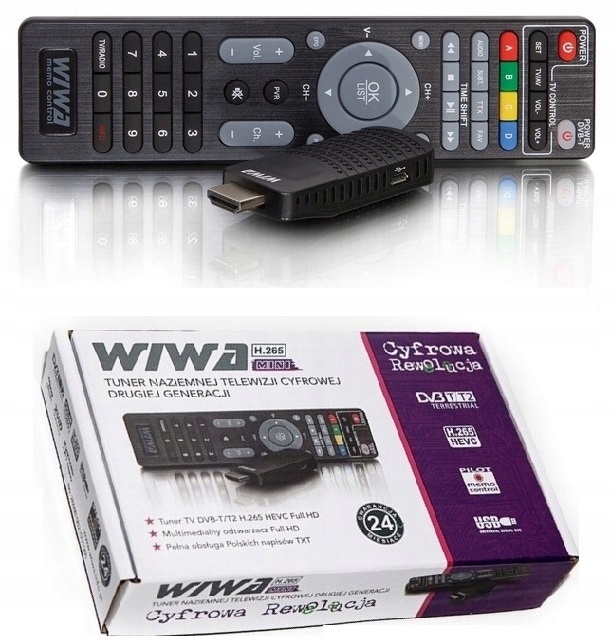 

Tuner Dekoder Tv Naziemnej Hd Dvb-t DVB-T2 H.265