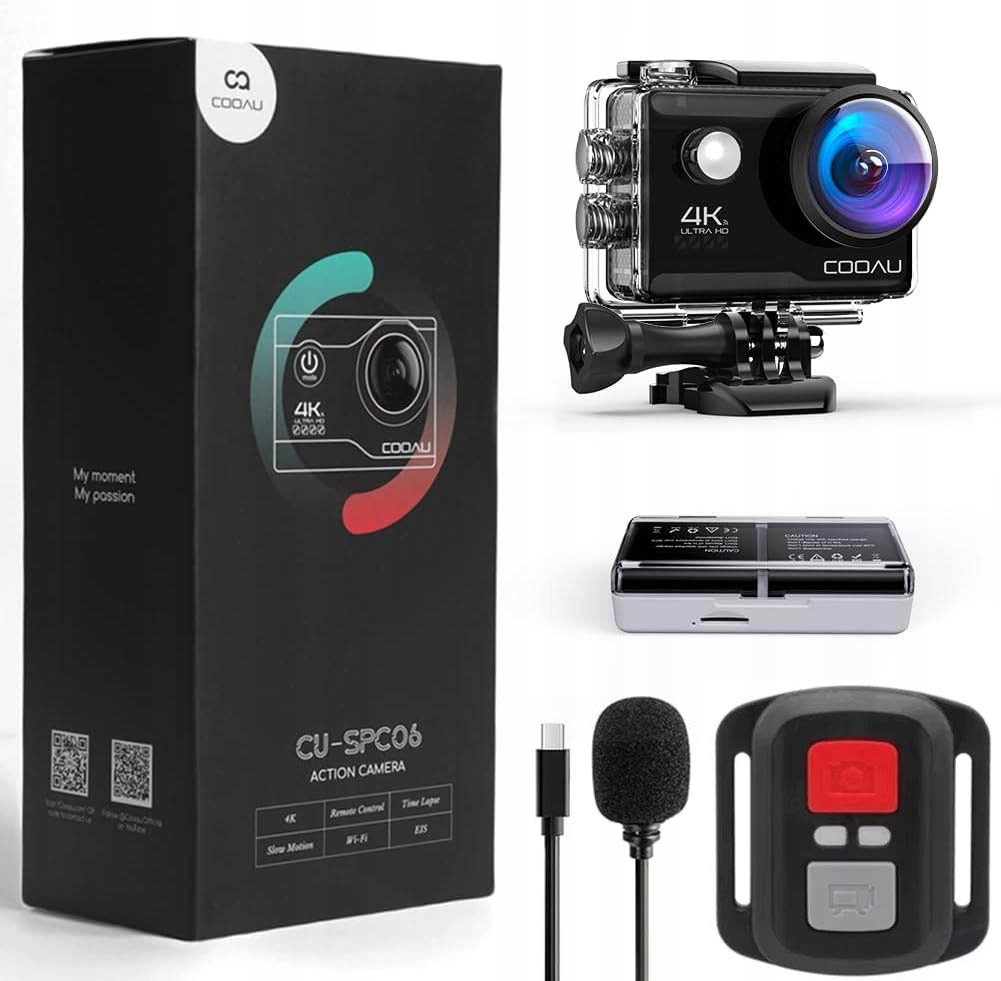 Sportovní Akční Kamera 4K 60FPS 20MP Wifi Voděodolnost 40M Mikrofon Eis