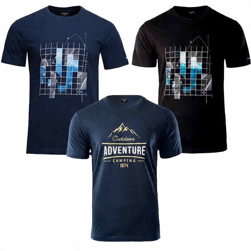 

Hi-tec Koszulka Bawełniana T-shirt Zestaw 3szt M