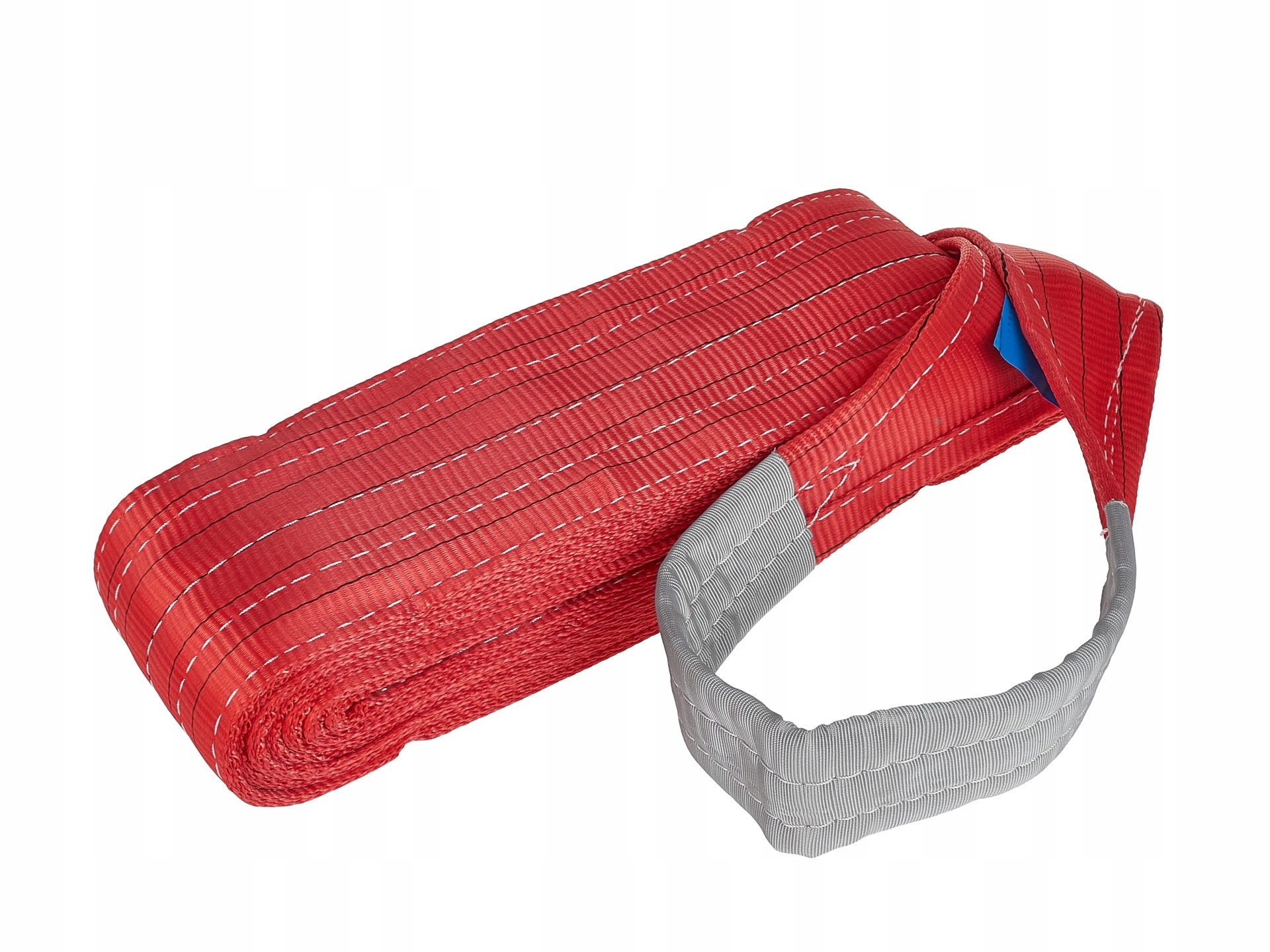 ZAWIESIE PASOWE TAŚMOWE DŹWIGOWE PAS 5T 8M 150MM CZERWONE GEKO Stan opakowania oryginalne