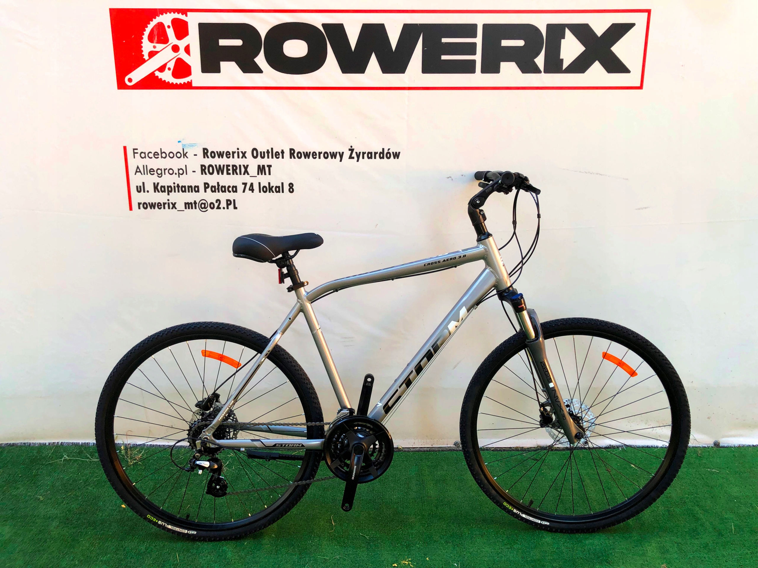 Nowy Storm Cross Aero 3.0 Shimano Altus Hydraulika Sr Suntour Blokada