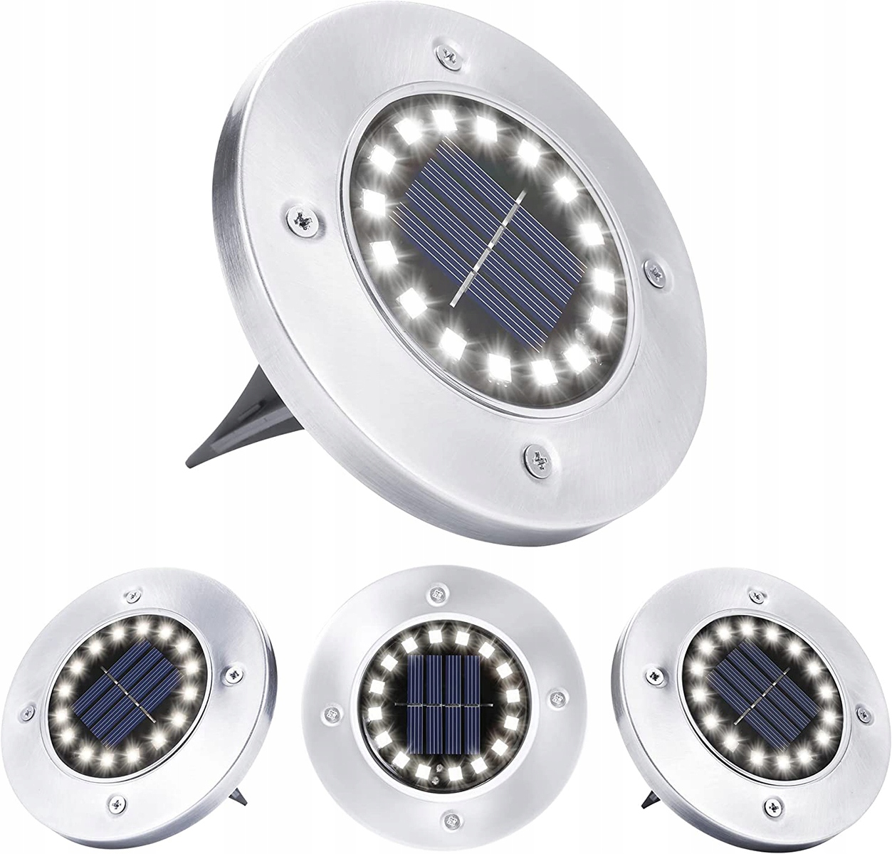 

Lampa Solarna 16 Led Lampki Ogrodowe Solarne 4 szt