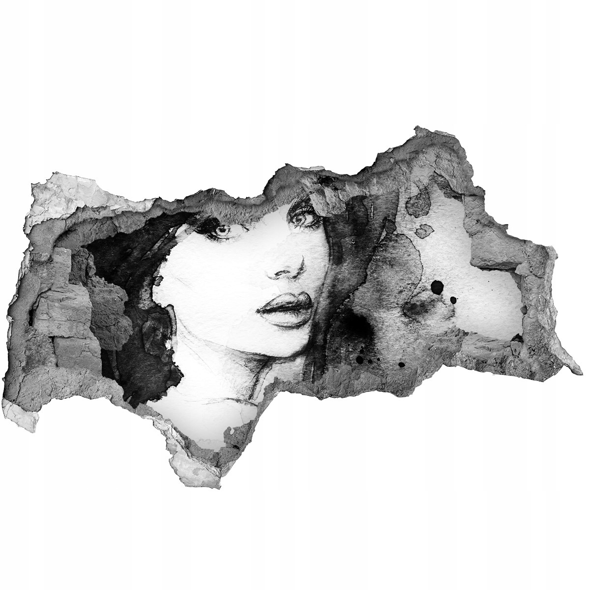 

Fototapeta dziura na ścianę Kobieta portret 95x73