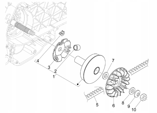 PEUGEOT SATELIS 250 QUASAR pasek napędow NOWY Producent Piaggio OE