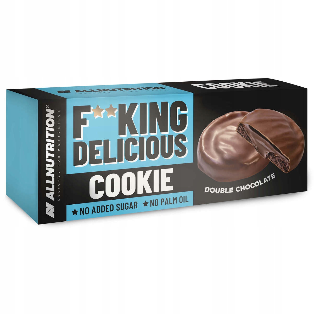 ALLNUTRITION FITKING DELICIOUS COOKIE DOUBLE CHOCOLATE 128G FIT CIASTKA