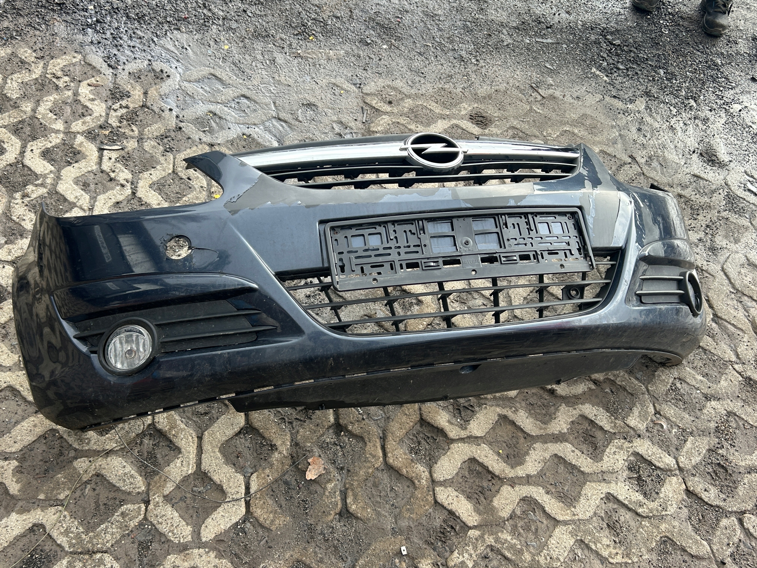 OPEL CORSA D bumper front front complete Z168