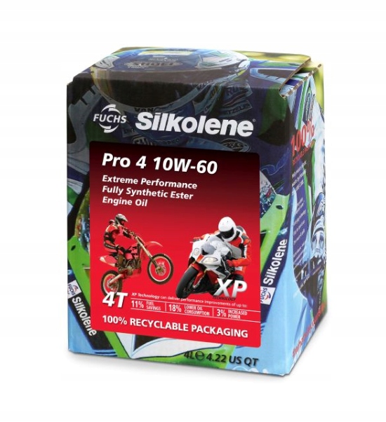 Fuchs Silkolene Pro4 10W-60 Xp 4L syntetický olej