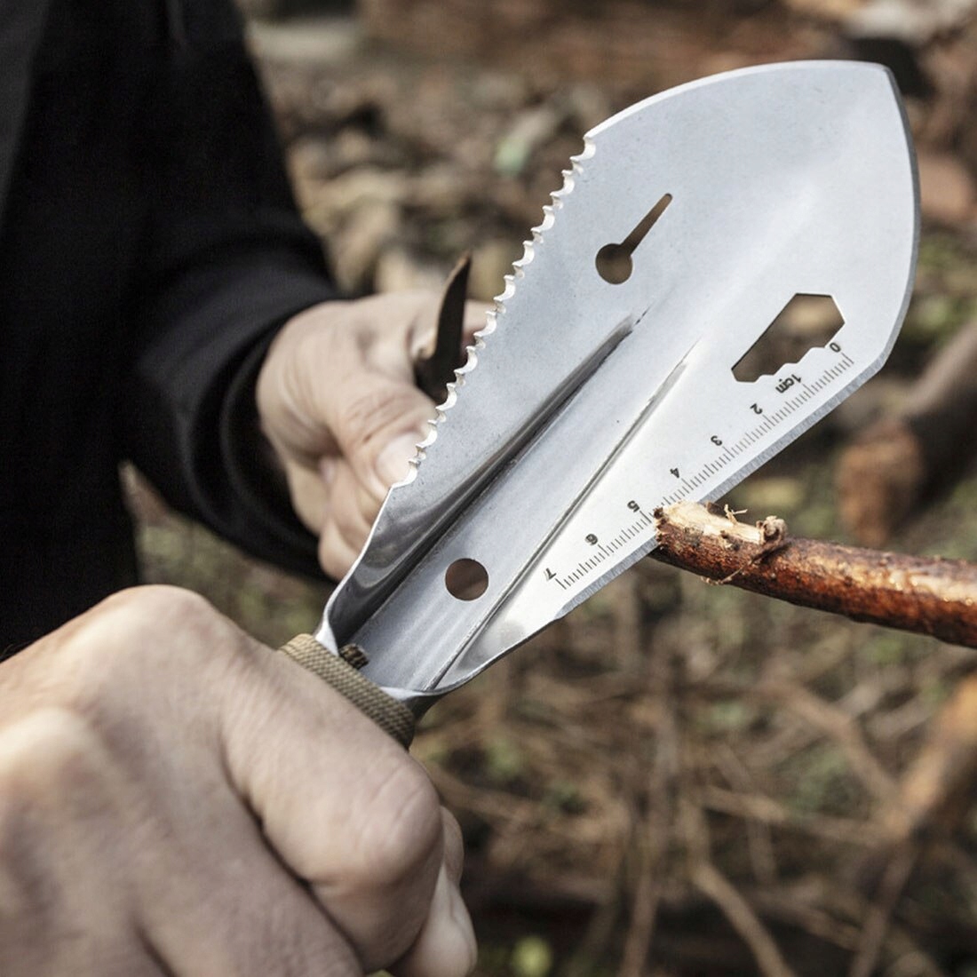 Lopatka Lopata Digger Saperka Nůž Pila Přežití