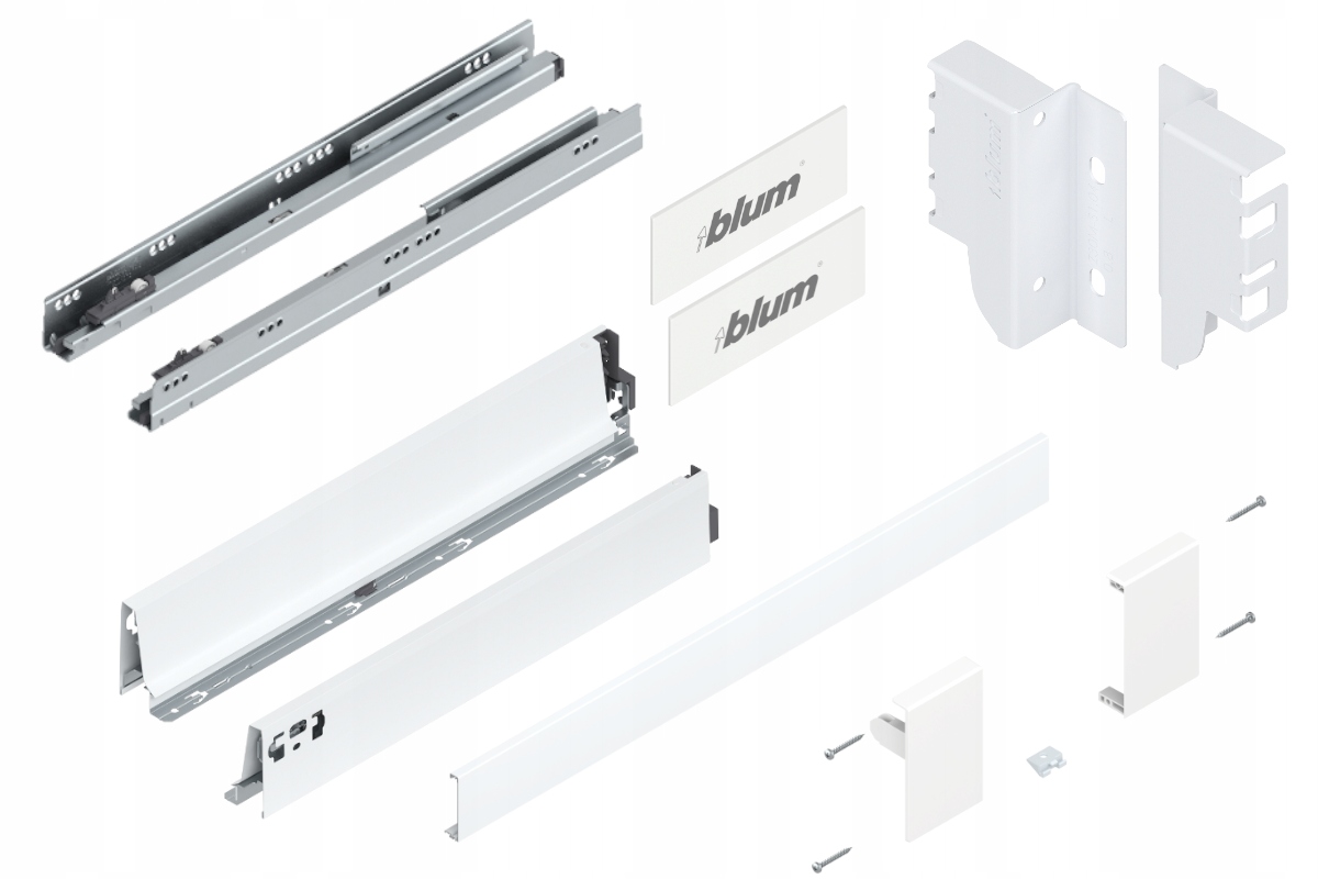Blum Šuplík Tandembox 550 Nízká vnitřní M Bílá