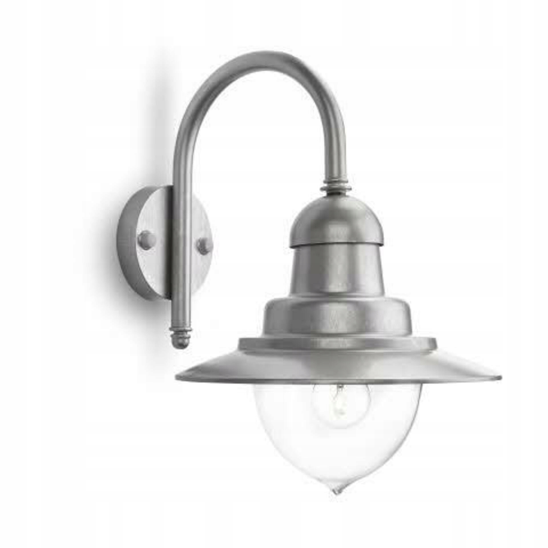 Philips Raindrop vonkajšie nástenné svietidlo E27, 60W, IP44, hliník