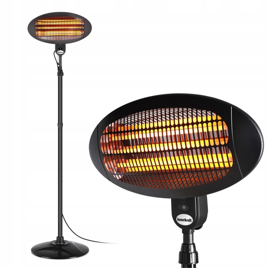 Elektrický závěsný terasový ohřívačový deštník Bau 2000 W