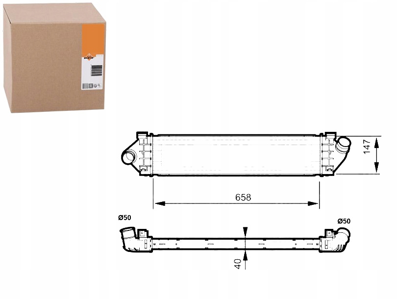 NRF30515 Chladič Sacího Vzduchu Volvo S60 Asistent řidiče #33
