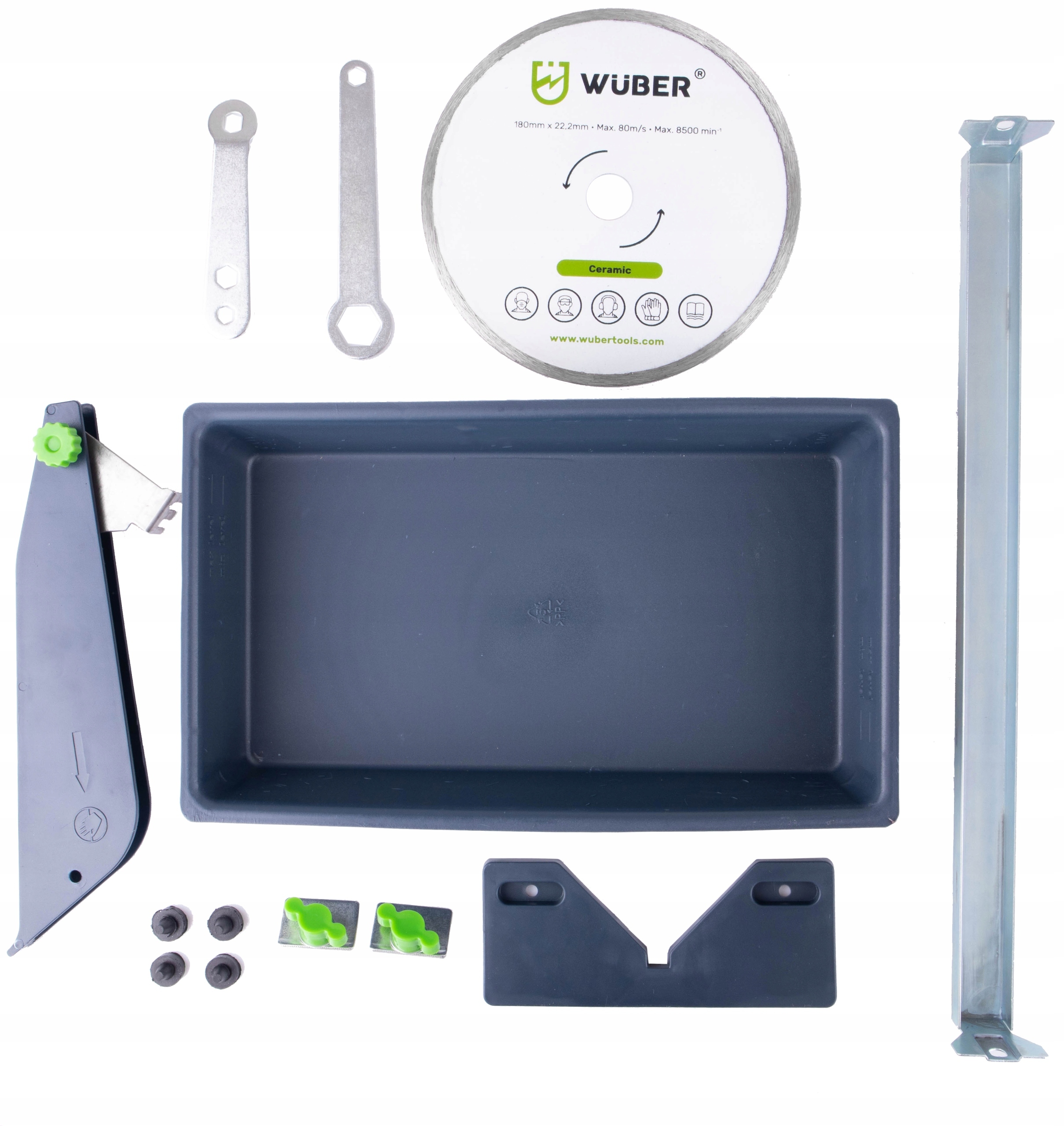 PRZECINARKA DO GLAZURY PŁYTEK NA MOKRO + TARCZA Marka Wuber