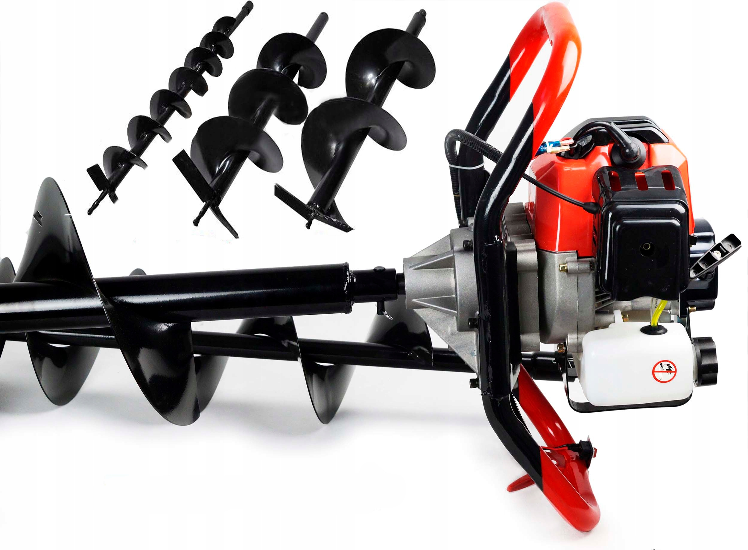 Půdní Vrtačka Zemní Vrták German 2 Vrtáky