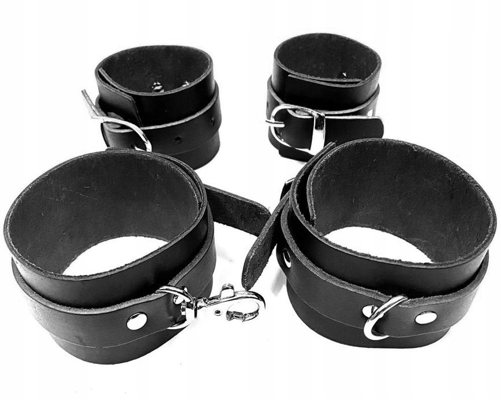 Sex Gadżety Zabawki Erotyczne Pejcz Kajdanki Opaska Linka ZESTAW BDSM XXL Marka inna