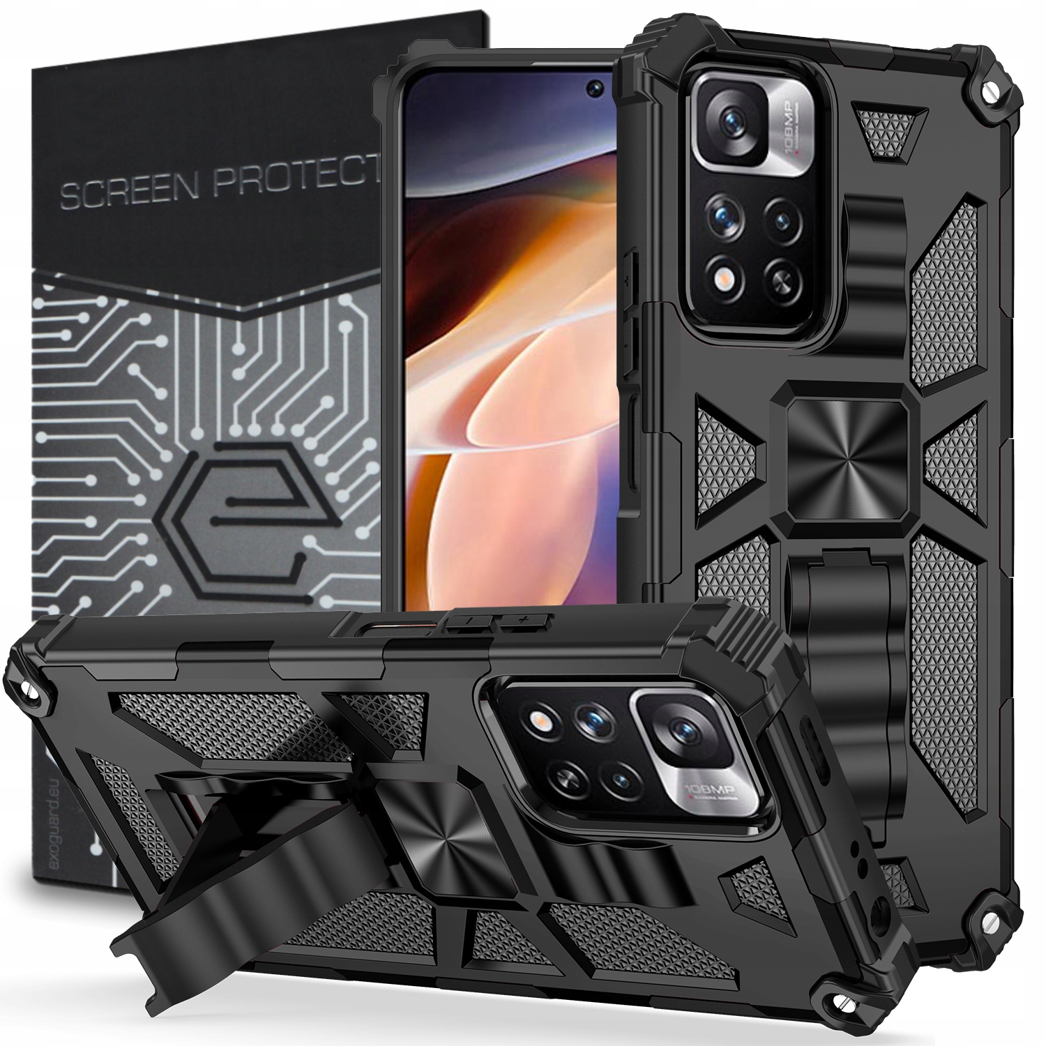 

Etui Pancerne+szkło do Xiaomi Redmi Note 11 PRO/5G