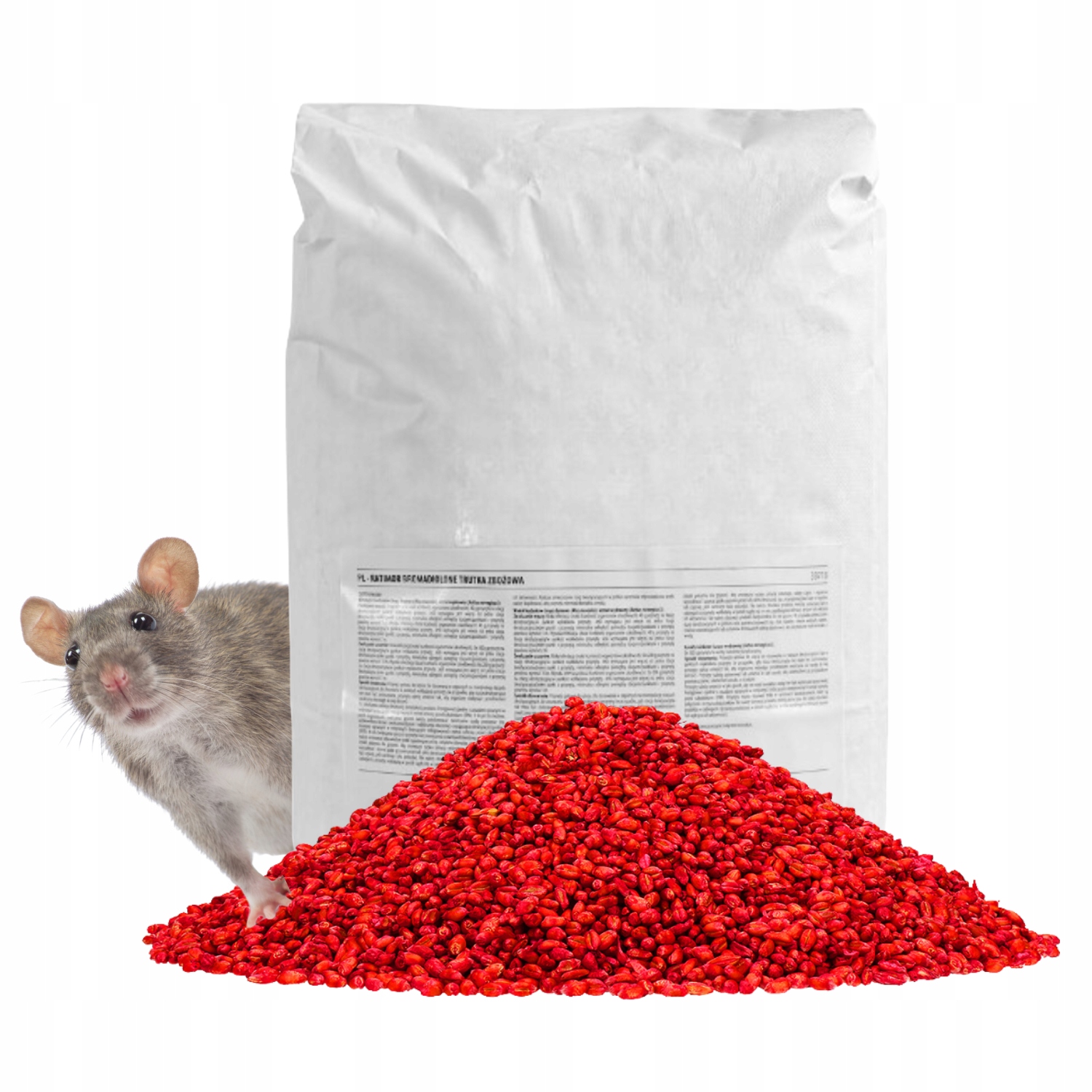 Ratimor Trutka na szczury myszy gryzonie granulat Trucizna Bromadiolon 5kg