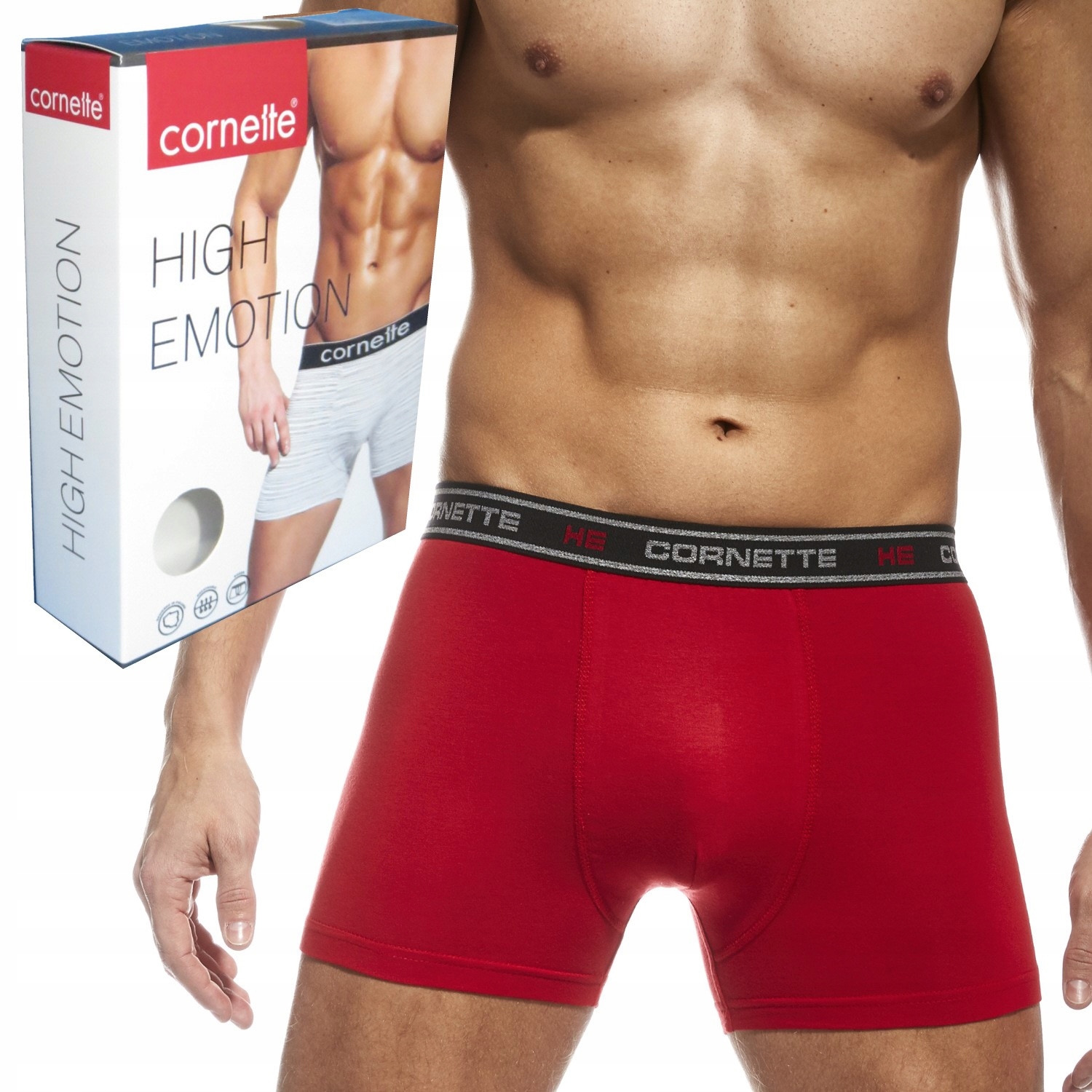 

Cornette szorty High Emotion 503 bokserki czerwone