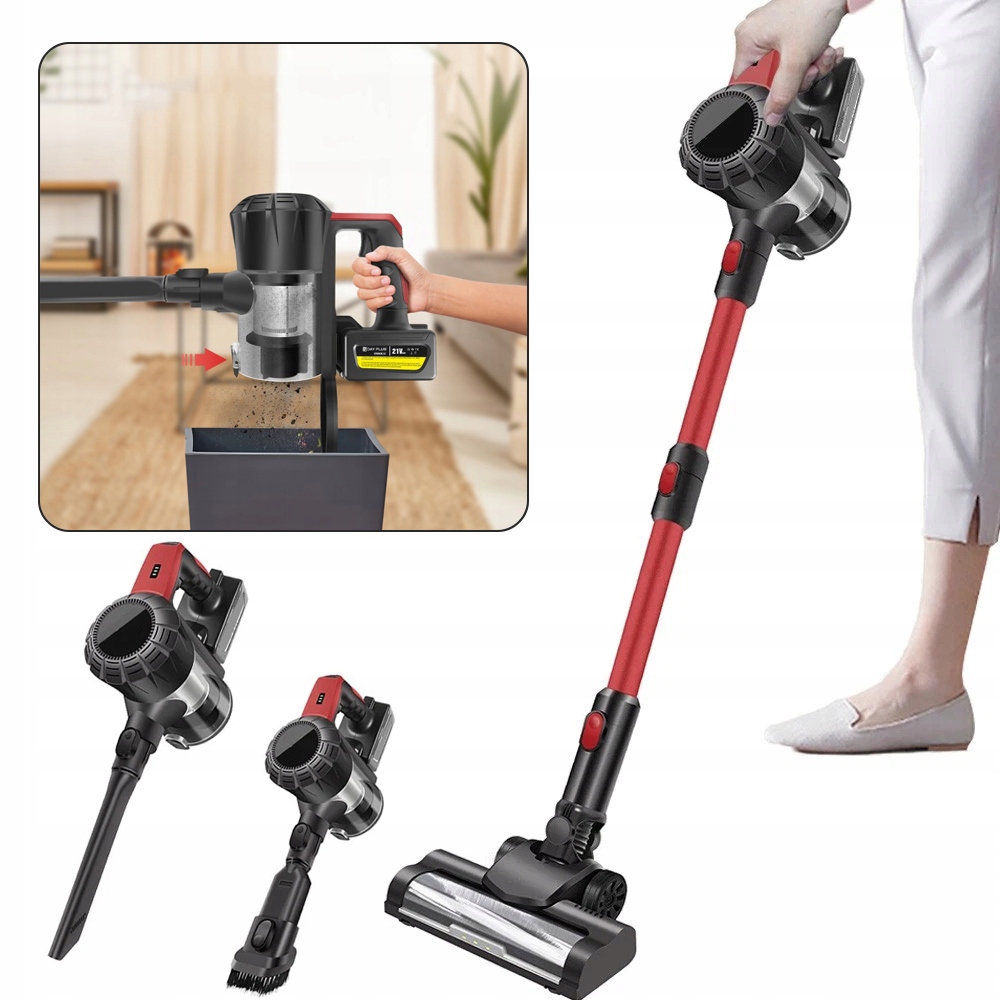 Odkurzacz Bezprzewodowy, Ręczny I Pionowy, Lekki, Bezprzewodowy Odkurzacz