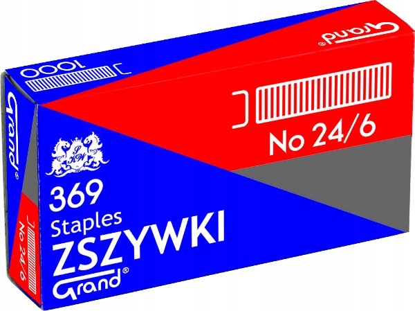 

Zszywki 24/6 Grand 1000 szt.