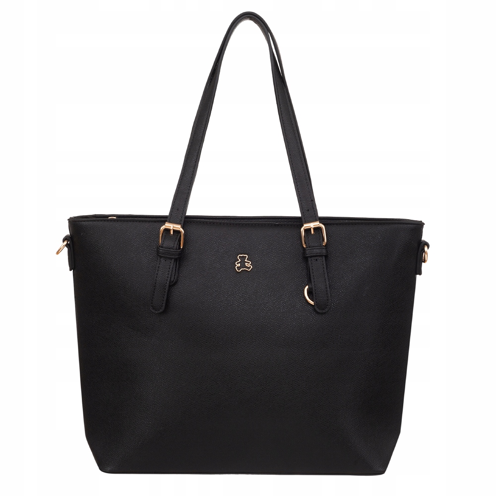 

Miś czarna Torebka torba z misiem Lulu A4 shopper